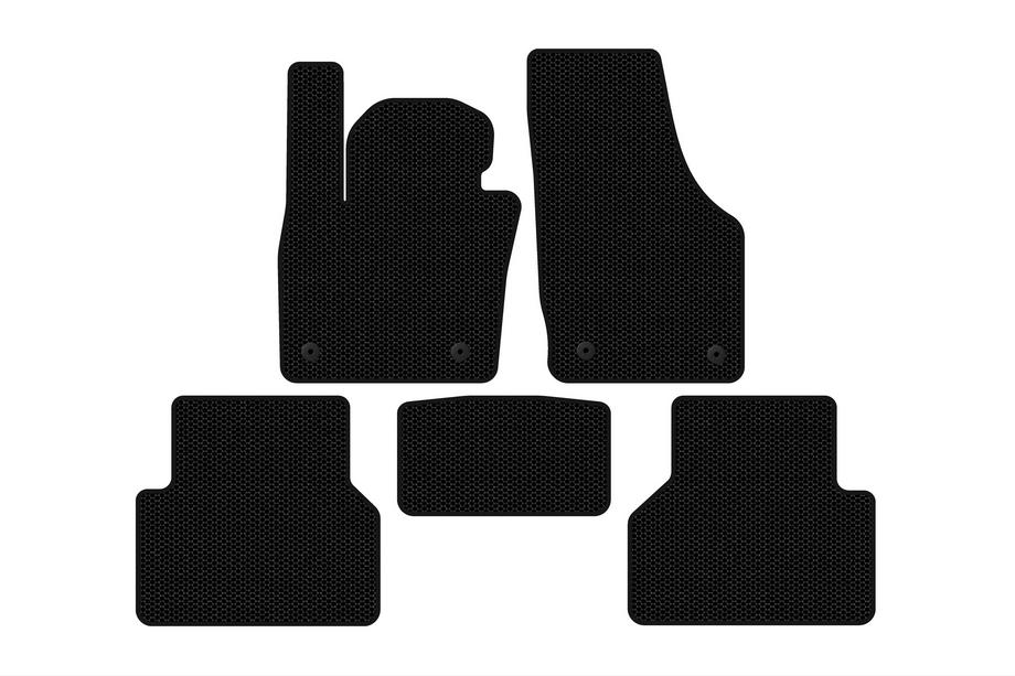 Audi Q3 2011-2019 гг. Резиновые Коврики Carsuit (Черные) Фото 1