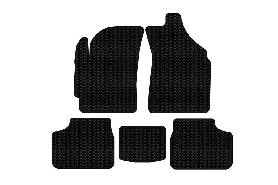 Daewoo Matiz 1998-2008 гг. Резиновые Коврики Carsuit (Черные) Фото 1