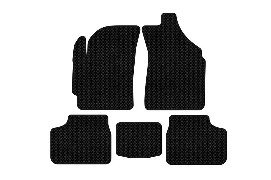 Daewoo Matiz 1998-2008 гг. Резиновые Коврики Carsuit (Черные) Фото 1