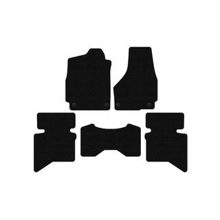 Резиновые коврики Carsuit (2009+, 5-местный/Двойная кабина, черные) Dodge RAM (DS/DJ/D2) 2009–2024 гг. фото 1