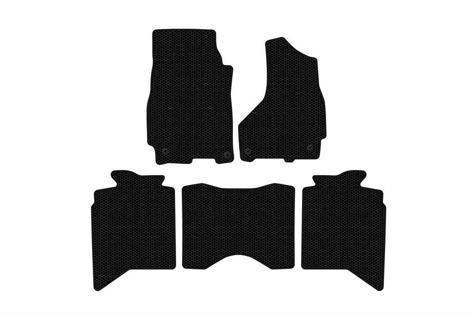 Dodge RAM (DS/DJ/D2) 2009–2024 гг. Резиновые коврики Carsuit (2013+, 5-местный, черные) Фото 1
