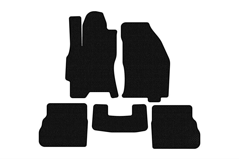 Ford Mondeo 1996-2001 гг. Резиновые коврики Carsuit (SD, черные) Фото 1