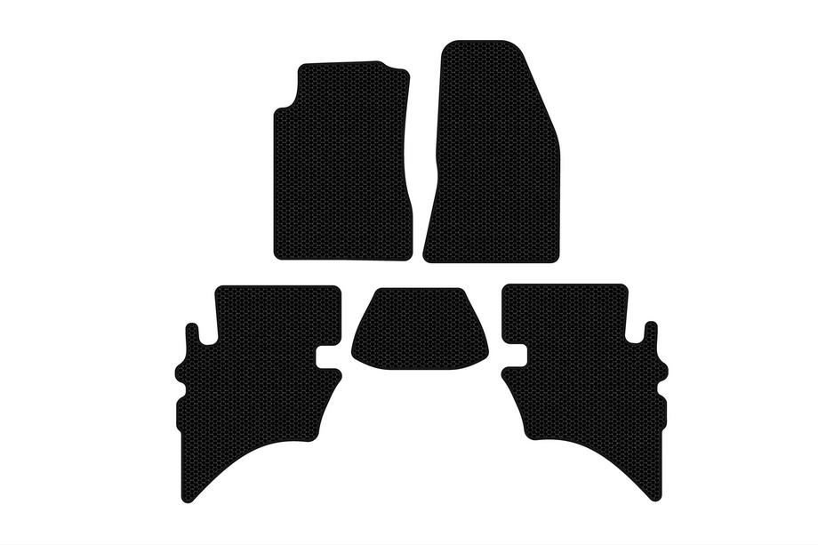 Ford Ranger 2002-2006 гг. Резиновые Коврики Carsuit (Черные) Фото 1