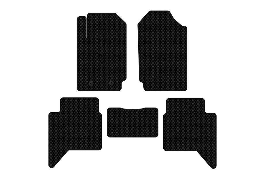 Ford Ranger 2011–2022 гг. Резиновые Коврики Carsuit (Черные) Фото 1