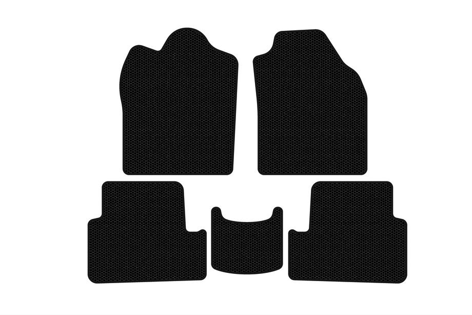 Ford Connect 2010-2013 гг. Резиновые коврики Carsuit (2009-2012, черные) Фото 1