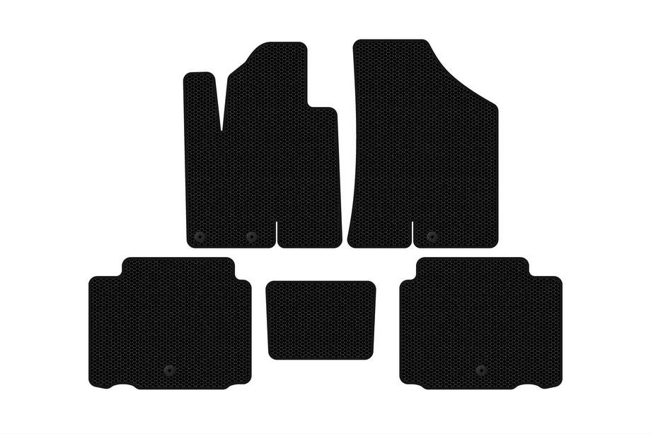 Hyundai IX55 2007-2012 гг. Резиновые Коврики Carsuit (Черные) Фото 1