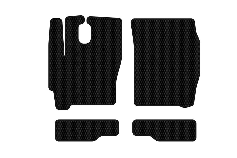 Iveco Eurocargo 2002-2008 гг. Резиновые Коврики Carsuit (Черные) Фото 1