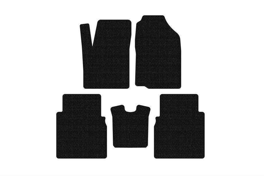 JAC J6 2011-2019 гг. Резиновые Коврики Carsuit (Черные) Фото 1