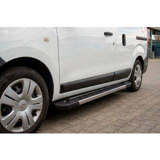 Боковые пороги RedLine V1 (2 шт., алюминий) Renault Dokker 2013-2022 гг. фото 1