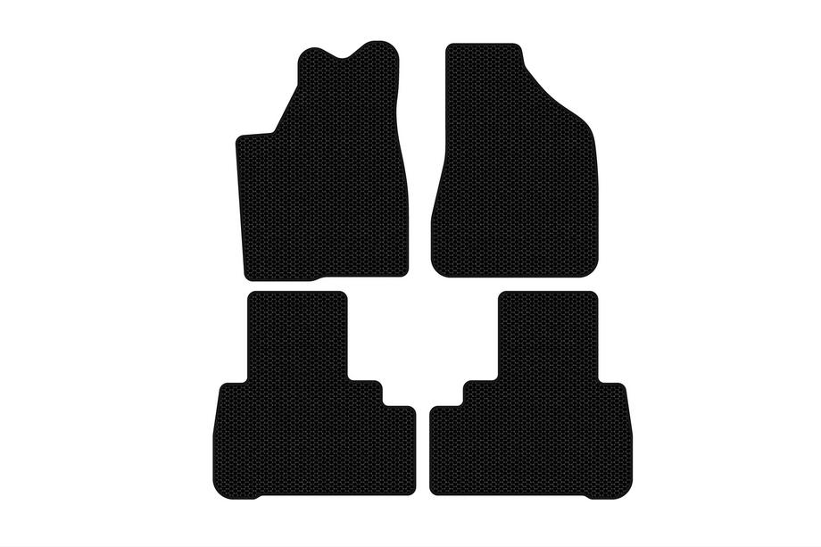 Nissan Murano 2002-2008 гг. Резиновые Коврики Carsuit (Черные) Фото 1