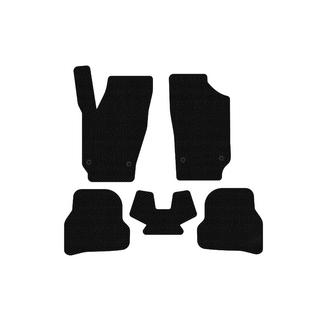 Резиновые коврики Carsuit (2010-2012, HB, 5-дверный, черные) Seat Ibiza 2010-2017 гг. фото 1
