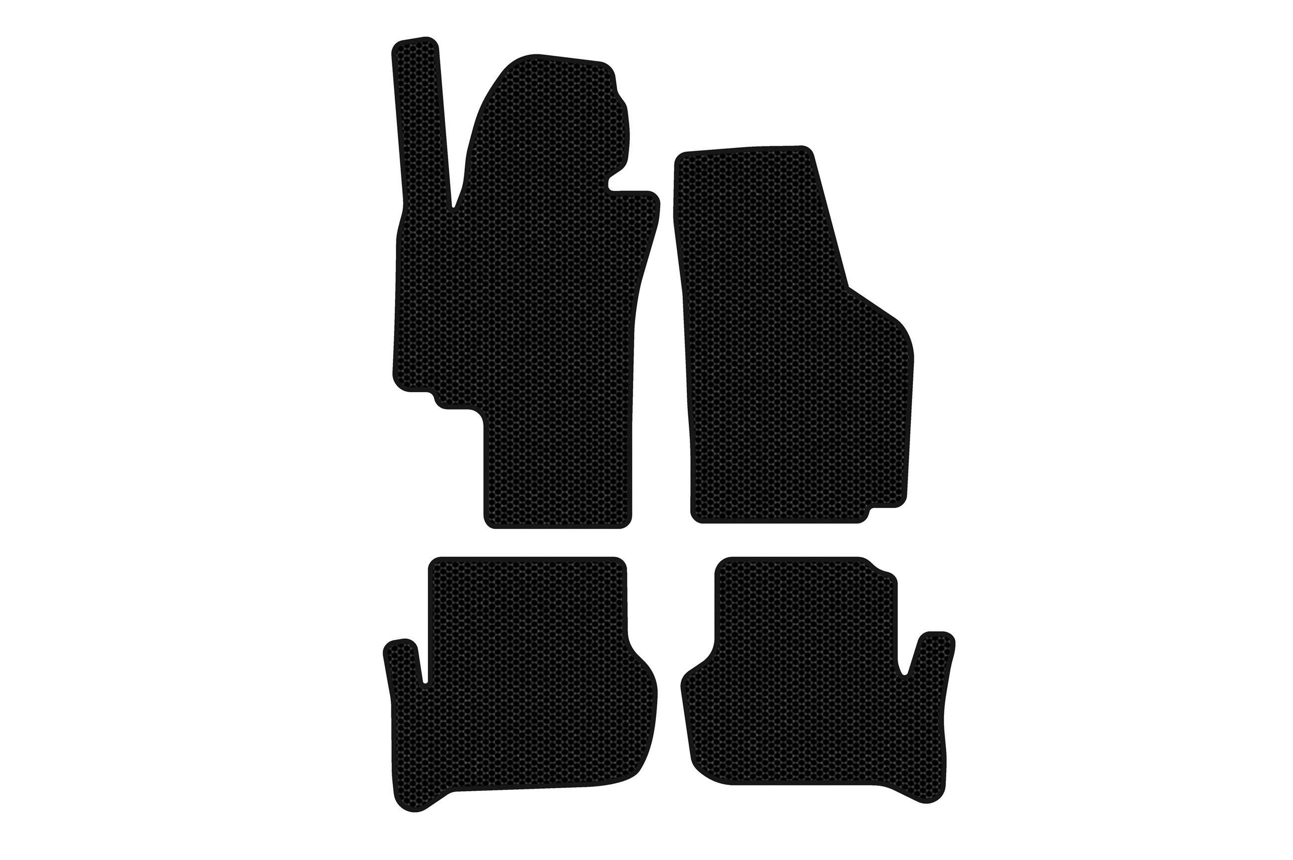 Гумові килимки Carsuit (Чорні) для Seat Toledo 2005-2012 рр