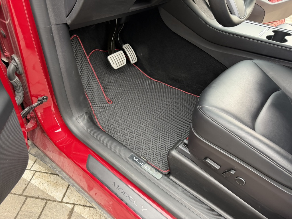 Гумові килимки Carsuit (2020-2024, чорні) для Tesla Model Y 2020- рр - фото 5
