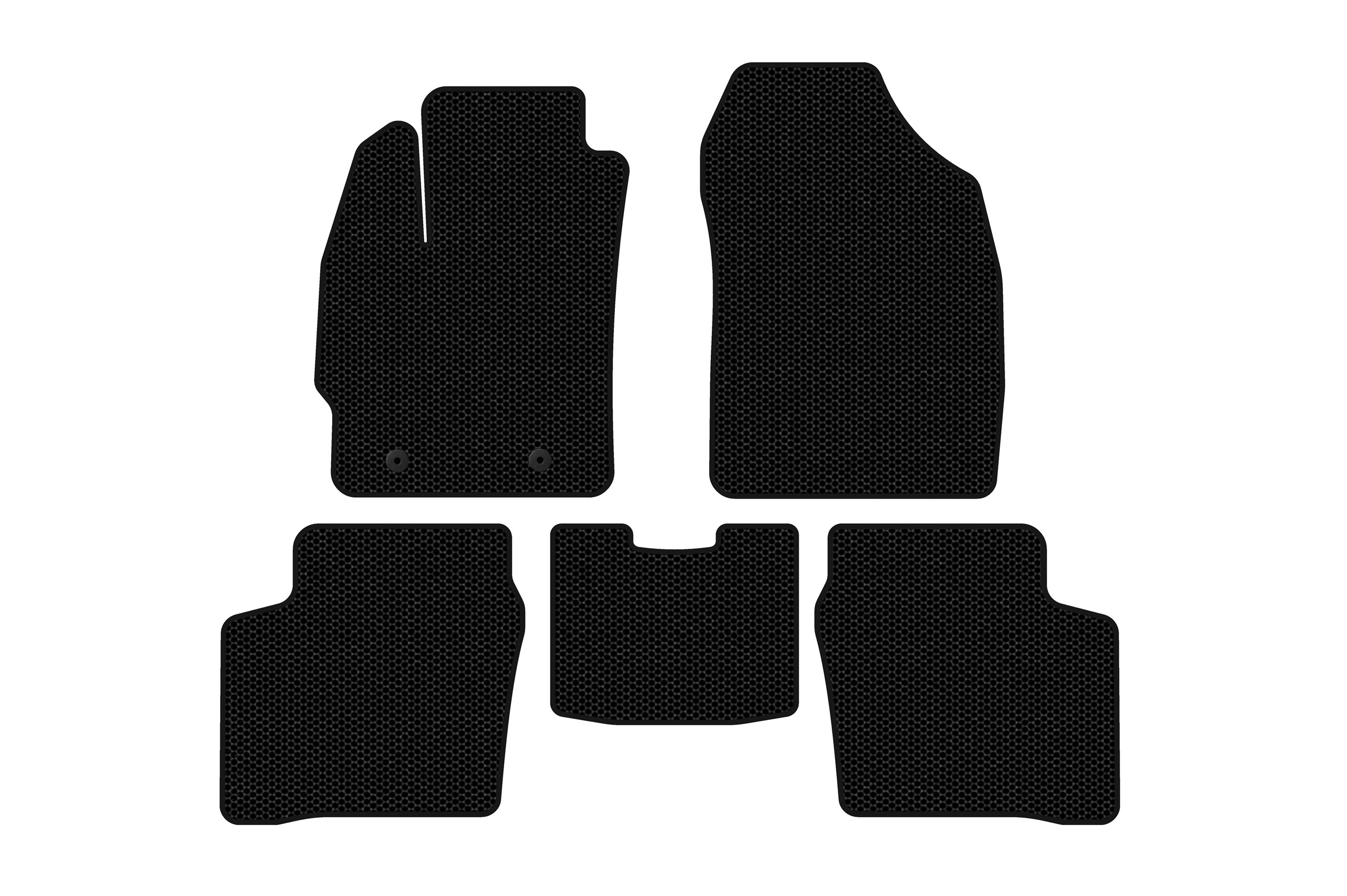 Гумові килимки Carsuit (LB, чорні) для Toyota Prius 2003-2009 рр - фото 1