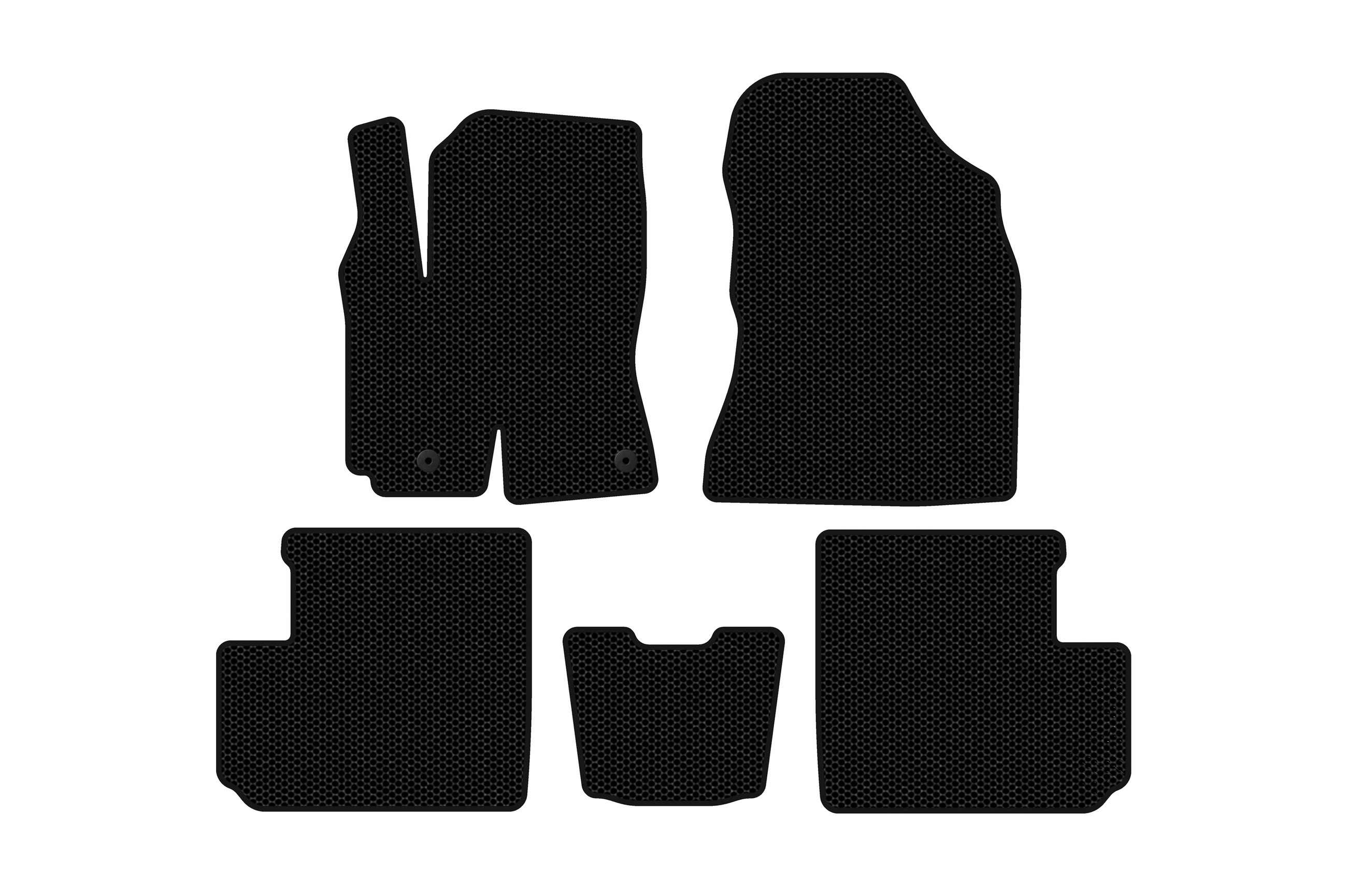 Гумові килимки Carsuit (Чорні) для Toyota Rav 4 2001-2005 рр