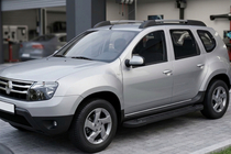 Renault Duster 2008–2017 гг. Боковые Подножки RedLine Black (2 шт., Алюминий) фото 1