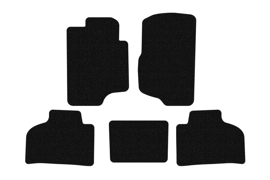 Chevrolet Silverado 2007-2013 гг. Резиновые Коврики Carsuit (Черные) Image