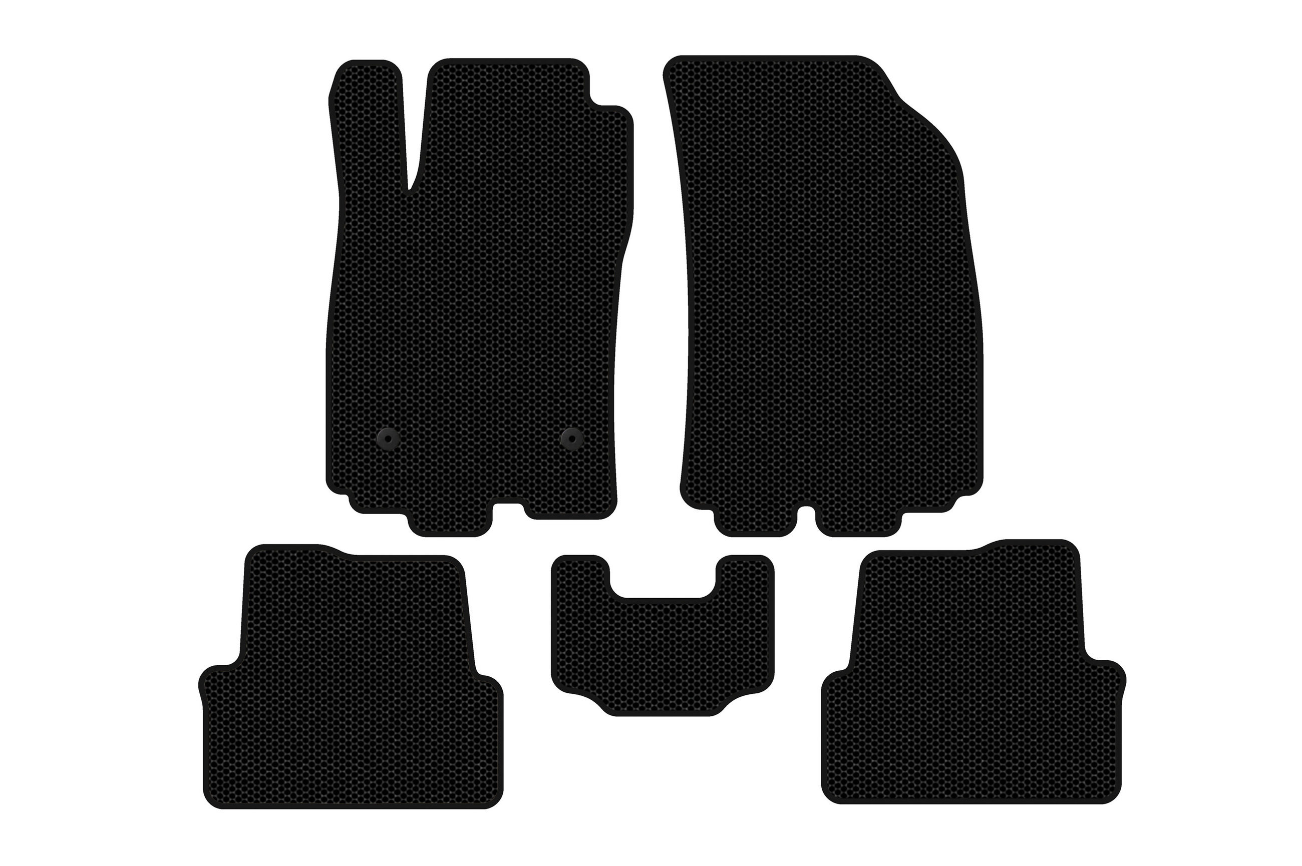 Гумові килимки Carsuit (HB, чорні) для Chevrolet Sonic 2011-2022 рр