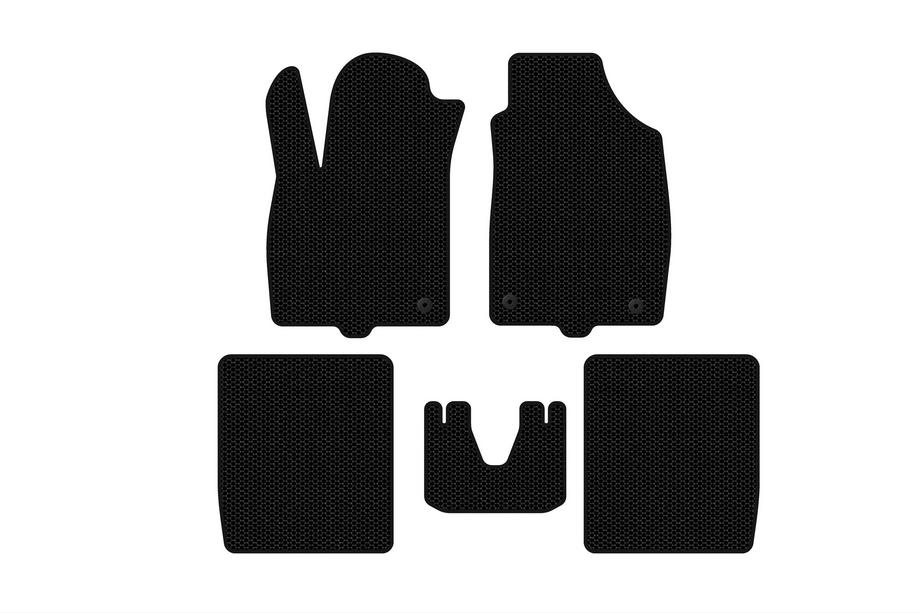 Fiat Panda 2003-2011 гг. Резиновые Коврики Carsuit (Черные) Фото 1