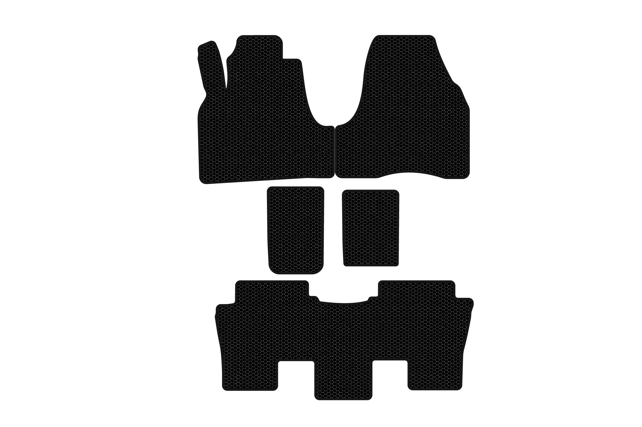 Гумові килимки Carsuit (Чорні) для Citroen C-8 2002-2014 рр