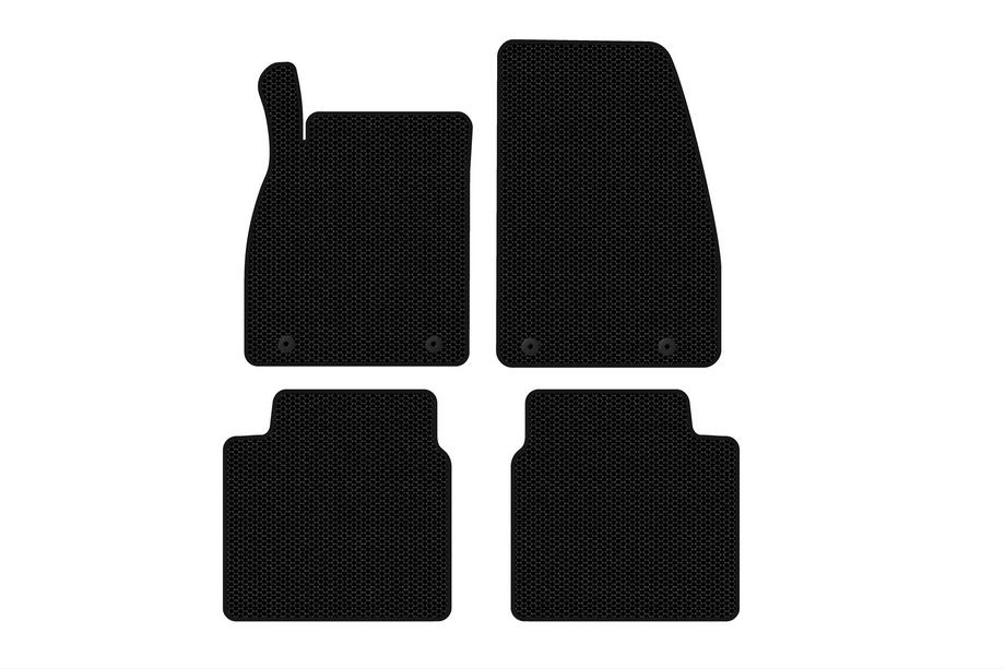 Saab 9-5 2010-2012 гг. Резиновые Коврики Carsuit (Черные) Фото 1
