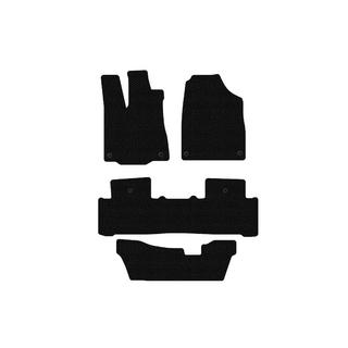Резиновые коврики Carsuit (3 ряда, черные) Acura MDX 2013-2020 гг. фото 1