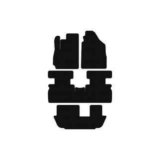 Резиновые коврики Carsuit (3 ряда, черные) Jetour X70 2018- гг. фото 1