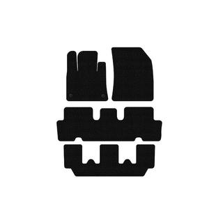 Резиновые Коврики Carsuit V1 (3 Ряда, Черные) Citroen C-4 Picasso 2013–2022 гг. фото 1