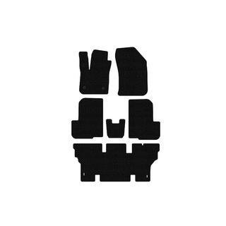 Резиновые Коврики Carsuit (3 Ряда, 7-местный, Черные) Dacia Lodgy 2012-2022 гг. фото 1