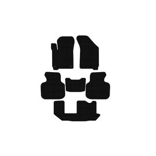 Резиновые коврики Carsuit (2011-2020, 3 ряда, 7-местный, черные) Dodge Journey 2008-2020 гг. фото 1