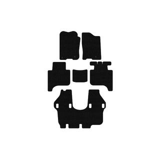 Резиновые коврики Carsuit (3 ряда, 2004-2008, черные) Infiniti QX56 2004-2010 гг. фото 1
