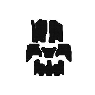Резиновые Коврики Carsuit V1 (3 Ряда, Черные) фото 1