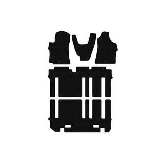 Резиновые коврики Carsuit (полный салон, черные) Hyundai H300, H1, Starex 2008-2020 гг. фото 1