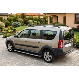 Боковые Подножки Tayga Grey (2 шт., Алюминий) фото 1
