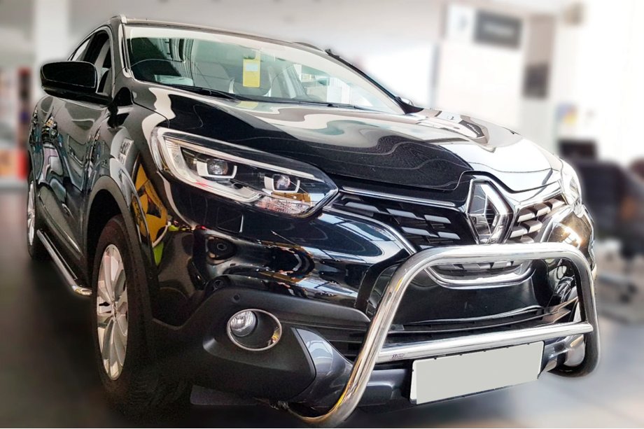Renault Kadjar 2015-2022 гг. Кенгурятник (нерж) Image