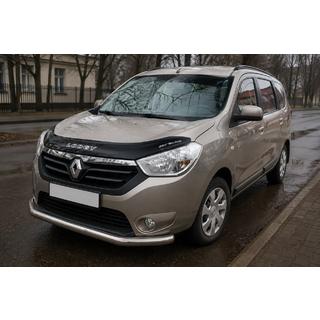 Передняя защита ST008 (нержавейка) Dacia Lodgy 2012-2022 гг. фото 3