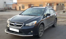 Subaru XV 2011-2017 гг. Передняя защита ST008 (нержавейка) фото 3