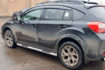 Subaru XV 2011-2017 гг. Боковые трубы BB002 (2 шт., нержавейка) фото 3