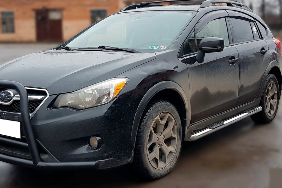 Subaru XV 2011-2017 гг. Боковые трубы BB002 (2 шт., нержавейка) Image