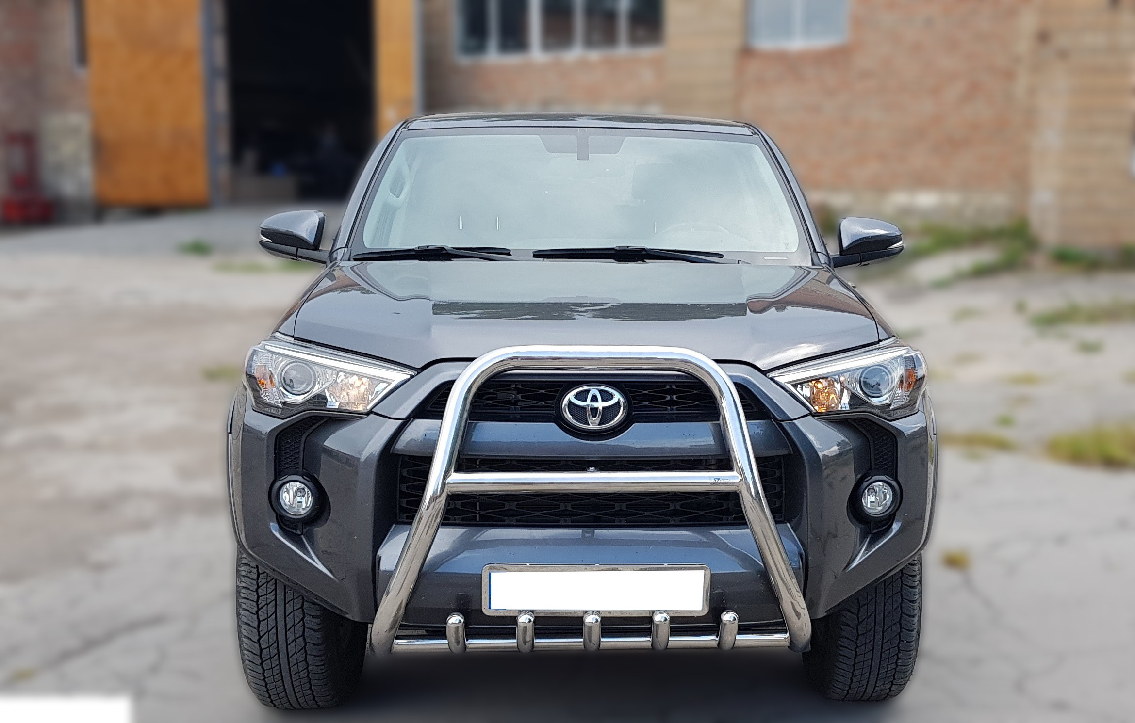 Кенгурятник F1-50 (2014-2024, нерж) для Toyota 4Runner рр