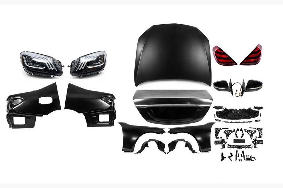 Mercedes S-сlass W221 2005-2013 гг. Комплект рестайлинга в W222 (без бамперов) Image