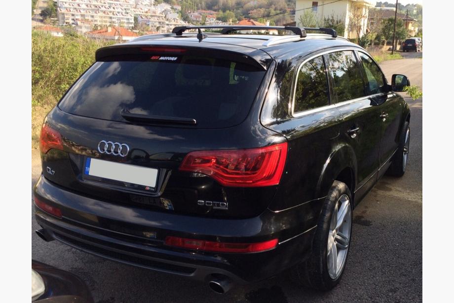 Audi Q7 2005-2015 гг. Багажник (поперечины) на интегрированные рейлинги с замком WingCarrier V2 (2 шт) Фото 20
