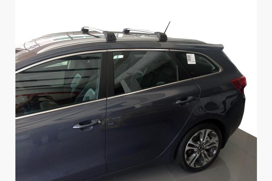 Kia Ceed 2012-2018 гг. Багажник (поперечины) на интегрированные рейлинги с замком WingCarrier V2 (2 шт) Фото 1