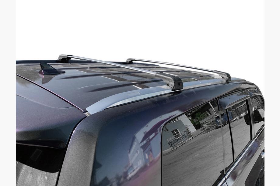 Lexus LX570/450d 2008-2022 гг. Багажник (поперечины) на интегрированные рейлинги с замком WingCarrier V2 (2 шт) Фото 20