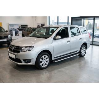 Боковые Подножки Fullmond (2 шт., Алюминий) Renault Logan MCV 2013-2022 гг. фото 1