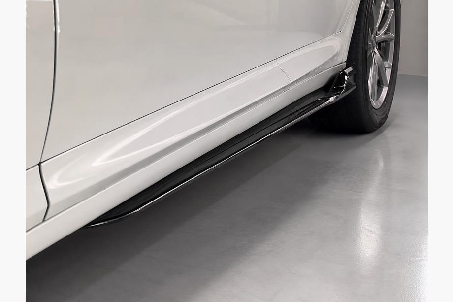 BMW X4 G02 2018- гг. Лезвия под пороги (Черный глянец) Фото 1