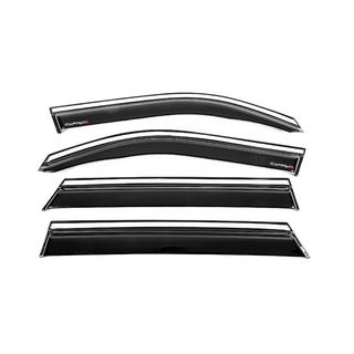 Ветровики окон с хромированным молдингом EuroCap (4 шт.) Dacia Duster 2024- гг. фото 1