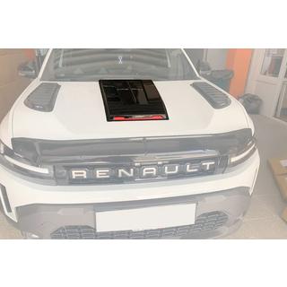 Накладка на капот SCOOP (Глянец) Renault Duster 2024- гг. фото 2