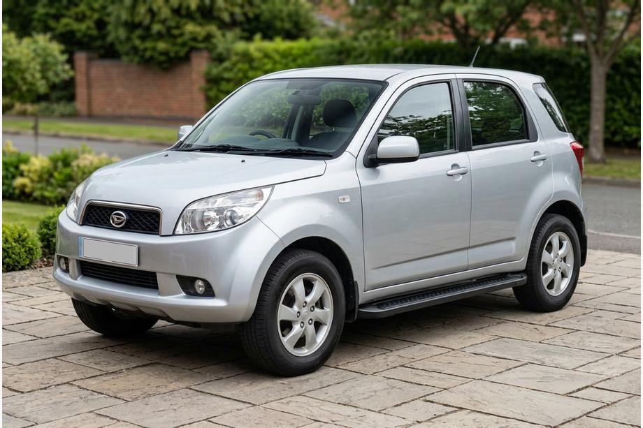 Daihatsu Terios 2006-2017 гг. Боковые Подножки Allmond Black (2 шт., Алюминий) Image