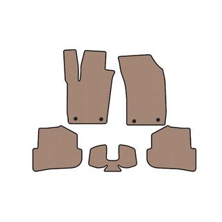 Резиновые коврики Carsuit (HB, 3-дверный, бежевые) фото 1
